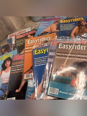 Vintage 1985 Easyriders Magazine Lot 11 Issues Biker Harley Motorcycle Chopper